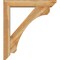 Ekena Millwork Legacy Slat Rough Sawn Bracket w/ Offset Brace, Western Red Cedar, 6"W x 32"D x 36"H BKT0604X32X36LEC06RWR - alternate 2